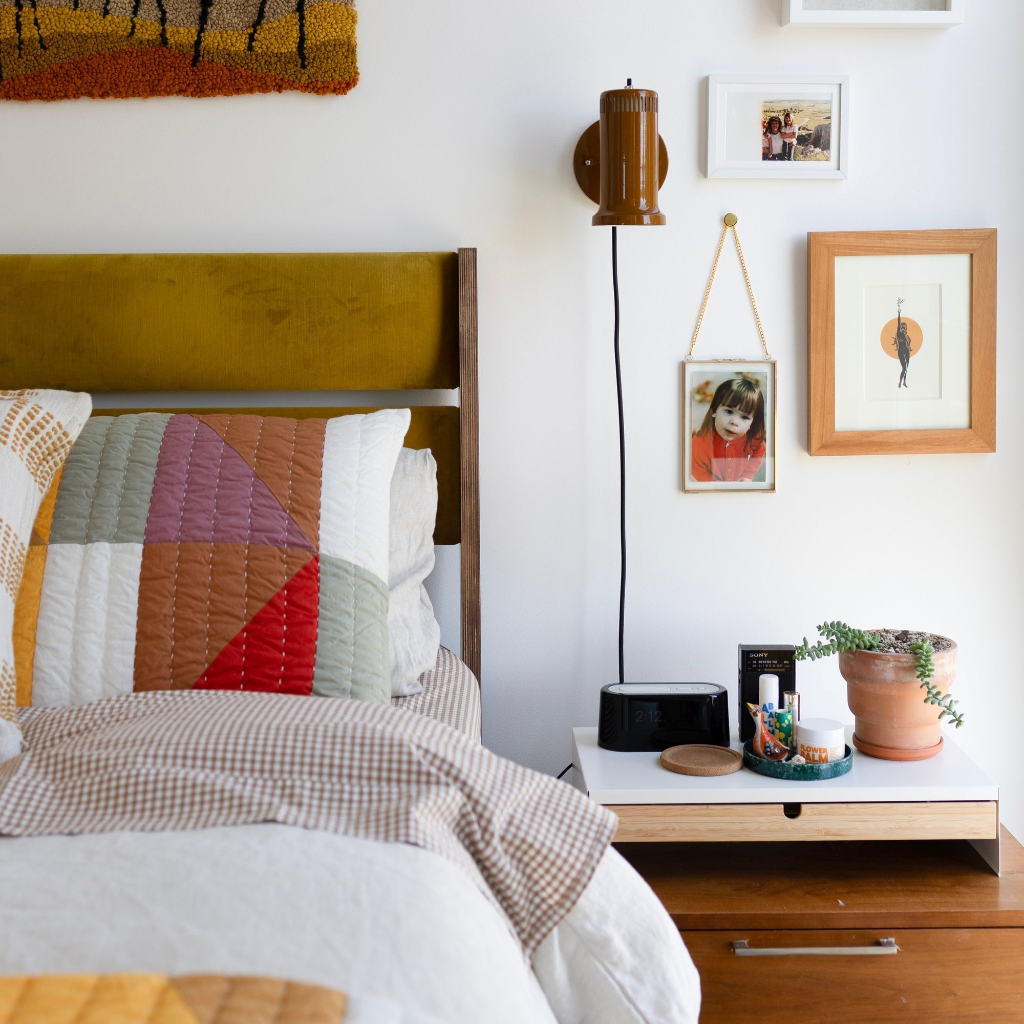 Modern Rooftops Pieced Cotton Sham - Image 8