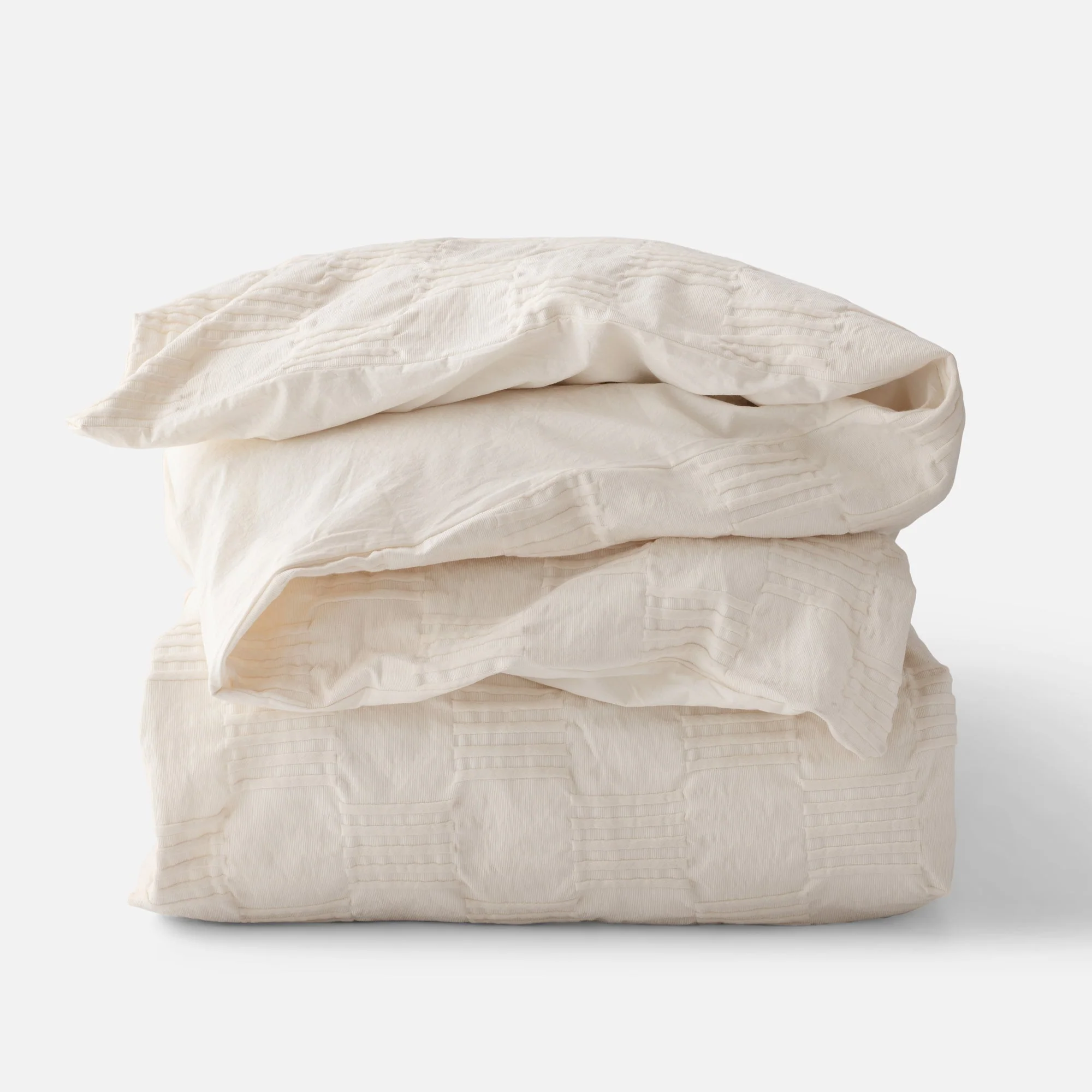 Woven Tally Duvet Cover